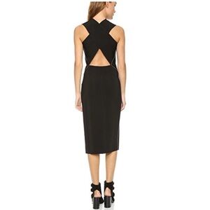 NWT-Rag & Bone Black Cross Back Dress, size 6